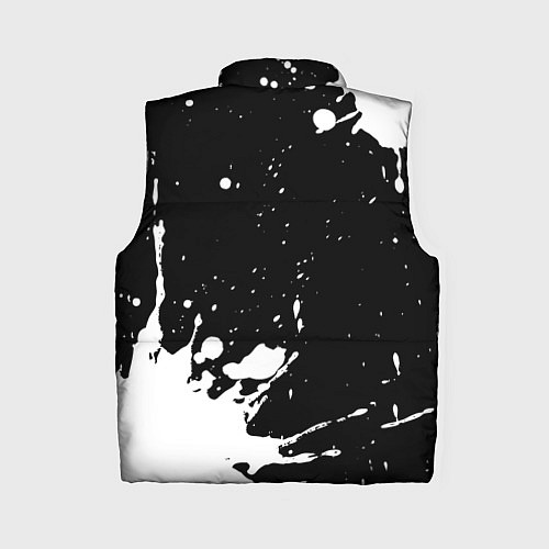 Женский жилет Slayer и рок символ на темном фоне / 3D-Черный – фото 2