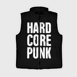 Женский жилет Hardcore punk, цвет: 3D-черный