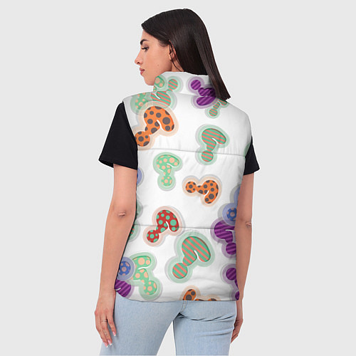 Женский жилет Вопросики / 3D-Красный – фото 4