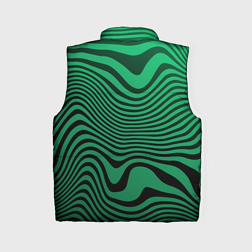 Женский жилет Абстрактный узор волн / 3D-Светло-серый – фото 2