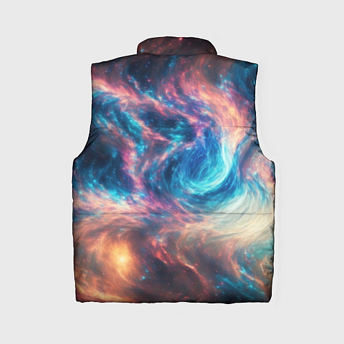 Женский жилет Космические узоры необычные / 3D-Черный – фото 2