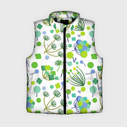 Женский жилет Green bloom, цвет: 3D-черный