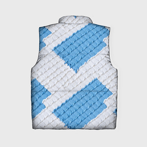 Женский жилет Вязаная текстура / 3D-Черный – фото 2