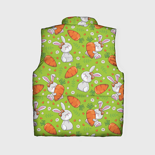 Женский жилет Летние зайчики / 3D-Светло-серый – фото 2