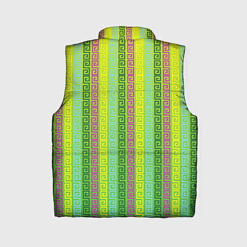 Женский жилет Abstraction green / 3D-Красный – фото 2