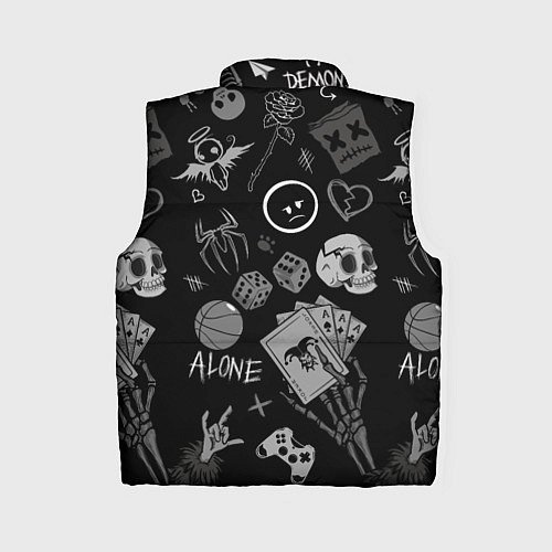 Женский жилет Sad art / 3D-Красный – фото 2