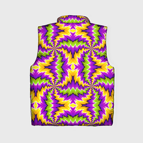 Женский жилет Красочная иллюзия вращения / 3D-Черный – фото 2