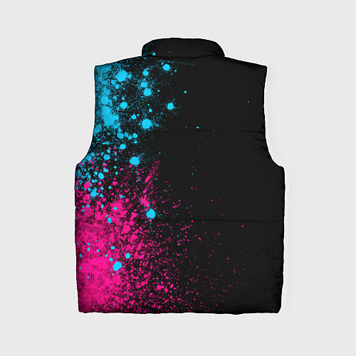 Женский жилет Valorant - neon gradient: по-вертикали / 3D-Черный – фото 2