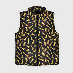 Женский жилет Шахматы в космосе