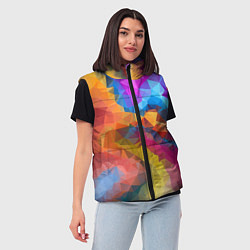 Женский жилет Super colors, цвет: 3D-черный — фото 2