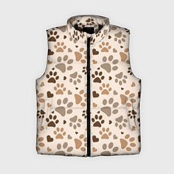 Женский жилет Следы питомцев