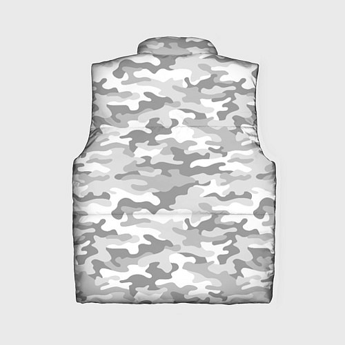 Женский жилет Камуфляж серый / 3D-Черный – фото 2