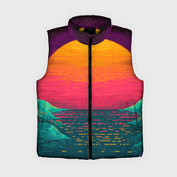 Женский жилет Синтовый закат