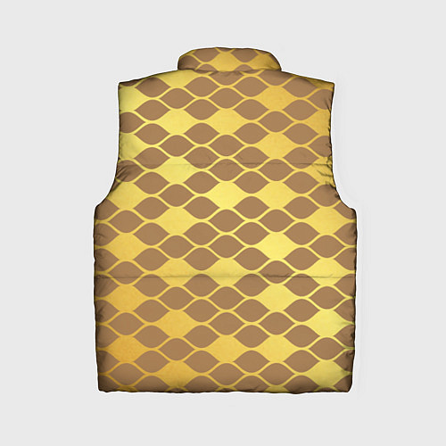 Женский жилет Golden pattern / 3D-Черный – фото 2