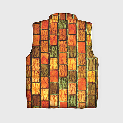 Женский жилет Рыжие кирпичики / 3D-Черный – фото 2