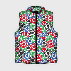 Женский жилет Фишки, Ставки, Покер