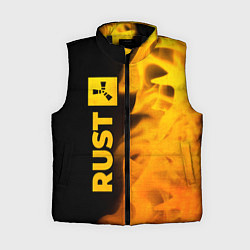 Женский жилет Rust - gold gradient: по-вертикали, цвет: 3D-черный