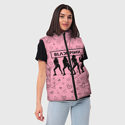 Женский жилет Blackpink силуэт, цвет: 3D-черный — фото 2