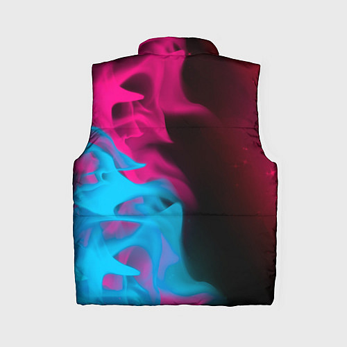 Женский жилет Citroen - neon gradient: по-вертикали / 3D-Черный – фото 2