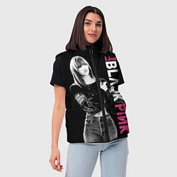 Женский жилет Blackpink Beautiful Lisa, цвет: 3D-черный — фото 2