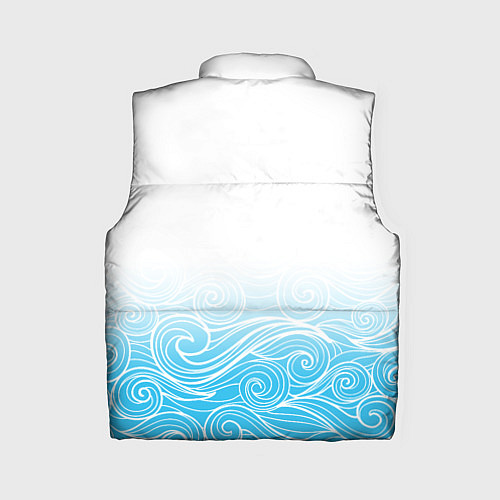 Женский жилет Гинтама текстура / 3D-Светло-серый – фото 2