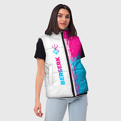 Женский жилет Berserk neon gradient style: по-вертикали, цвет: 3D-черный — фото 2