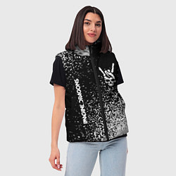 Женский жилет Imagine Dragons и рок символ на темном фоне, цвет: 3D-черный — фото 2