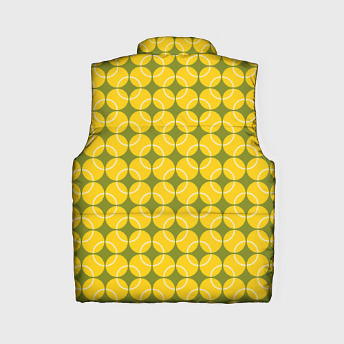 Женский жилет Мячи для большого тенниса / 3D-Черный – фото 2