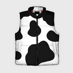 Женский жилет Принт - пятна коровы, цвет: 3D-красный