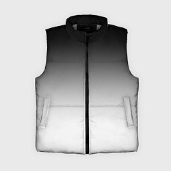Женский жилет Black and white gradient