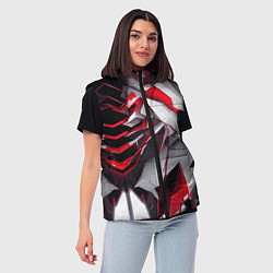 Женский жилет Кибернетические рёбра, цвет: 3D-черный — фото 2