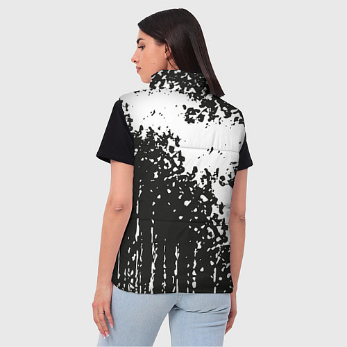 Женский жилет Лапа медведя / 3D-Красный – фото 4