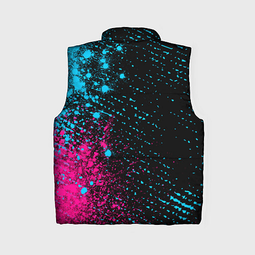 Женский жилет The Neighbourhood - neon gradient: по-вертикали / 3D-Черный – фото 2