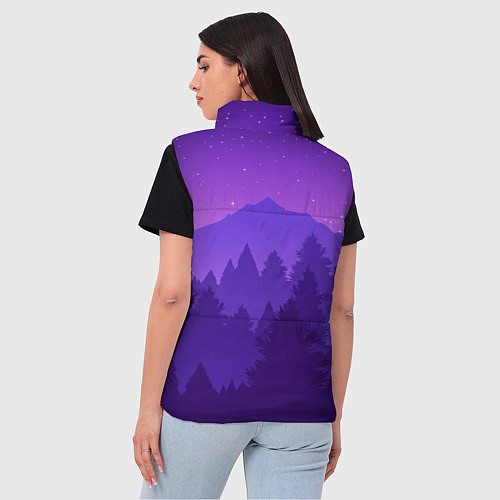 Женский жилет Лунный кролик с крыльями / 3D-Светло-серый – фото 4