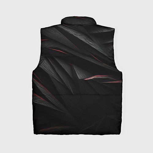 Женский жилет Black texture / 3D-Красный – фото 2