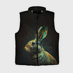 Женский жилет Магический кролик, цвет: 3D-светло-серый