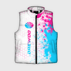 Женский жилет Daewoo neon gradient style: по-вертикали, цвет: 3D-черный