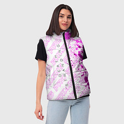 Женский жилет Death Stranding pro gaming: по-вертикали, цвет: 3D-черный — фото 2