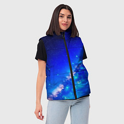 Женский жилет Космос млечный путь, цвет: 3D-светло-серый — фото 2