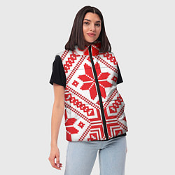 Женский жилет Национальный, цвет: 3D-черный — фото 2