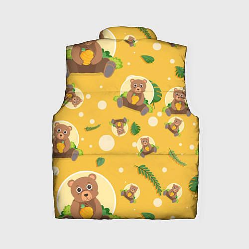 Женский жилет Мишка с ульем / 3D-Светло-серый – фото 2