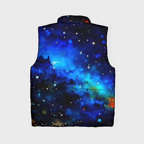 Женский жилет Живописный космос / 3D-Черный – фото 2