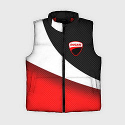 Женский жилет Ducati - красно-черный