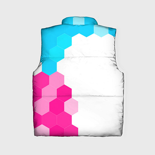 Женский жилет Among Us neon gradient style: по-вертикали / 3D-Черный – фото 2