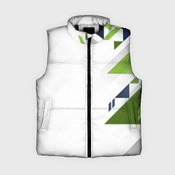 Женский жилет Геометрическая абстракция вектор