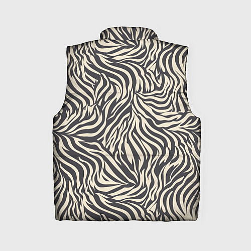 Женский жилет Зебра паттерн / 3D-Черный – фото 2