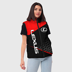 Женский жилет Lexus - red sportwear, цвет: 3D-черный — фото 2