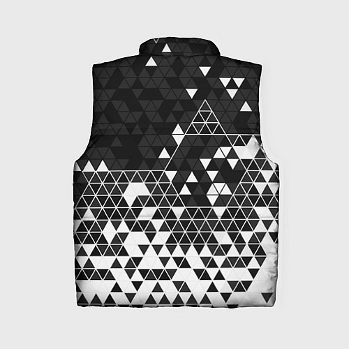 Женский жилет Лексус - распад / 3D-Черный – фото 2