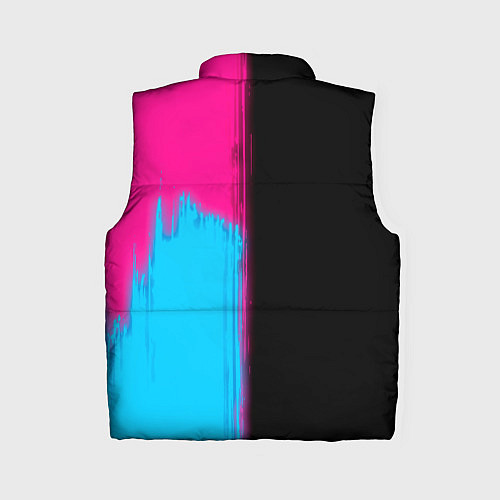 Женский жилет Dark Souls - neon gradient: по-вертикали / 3D-Черный – фото 2