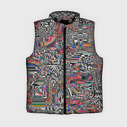 Женский жилет Абстракция Никалеона, цвет: 3D-черный